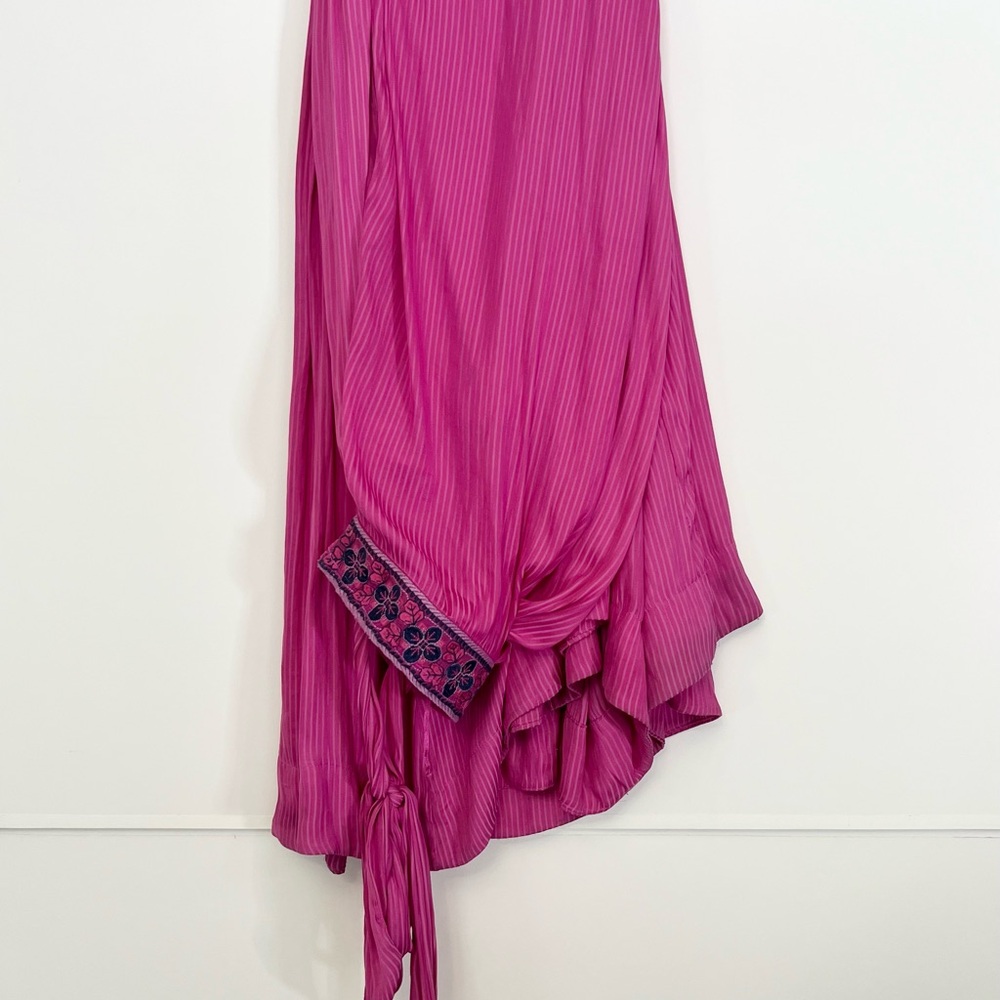 Elegant Wide Leg Pink Jumpsuit